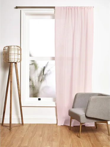 Vista 9 de Solino Home Cortina de lino europeo color beige, 52 x 96 pulgadas, filtro de luz, con bolsillo para barra, 96 pulgadas, 100% lino puro, tratamiento