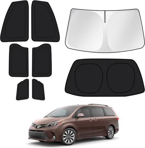 Vista 126 de Canvcle Parasol para parabrisas para Tesla modelo Y/3 2017-2025 2026 (compatible con modelos 2025 Y Juniper/2024 Modelo 3 Highland), parasol grueso