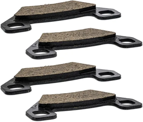 Vista 8 de NICHE Juego de pastillas de freno delanteras y traseras de acero aleado para Arctic Cat 1436-420 1436-811 Polaris 2204137 Orgánico