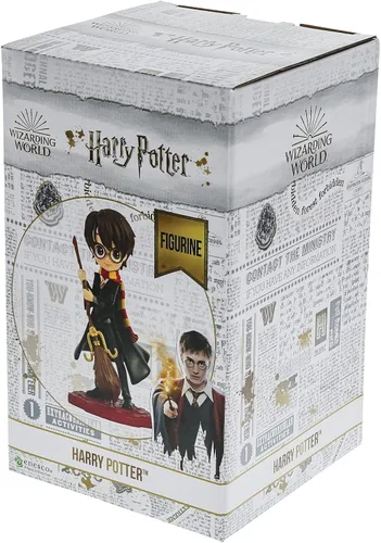 Vista 4 de Enesco Wizarding World of Harry Potter Holding Broom - Figura de estilo anime, 5 pulgadas, multicolor