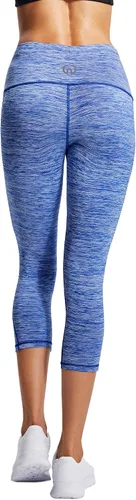Vista 6 de NELEUS Pantalones de entrenamiento de cintura alta con control de abdomen para mujer