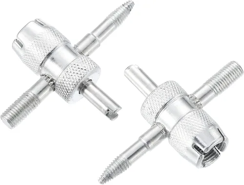 Vista 6 de X AUTOHAUX 4 unids 4 en 1 Válvula Core Herramientas de válvula de neumático multifuncional Llave de válvula para neumático de automóvil Tire Stem