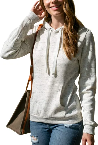 Vista 6 de DOUBLJU Suéter básico ligero y esencial, cómodo, informal, sin botones, sudadera con capucha para mujer, tallas extragrandes