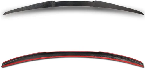 Vista 4 de Q1-Tech - Alerón de la tapa trasera del maletero compatible con BMW Serie 5 2011-2016 F10 F18 520i 528i 535d 550i M5 530i, alerón trasero de fibra