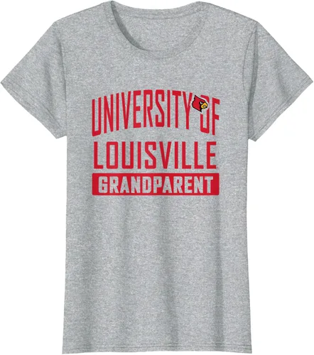 Vista 6 de Louisville Cardinals Grandparent University Camiseta, Negro