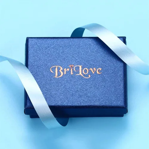 Vista 5 de BriLove Juego de collar con colgante de cristal y flores para mujer, joyería de boda para novia, Cristal Metal