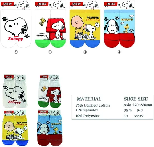 Vista 6 de Calcetines de personajes para mujer, 5.5