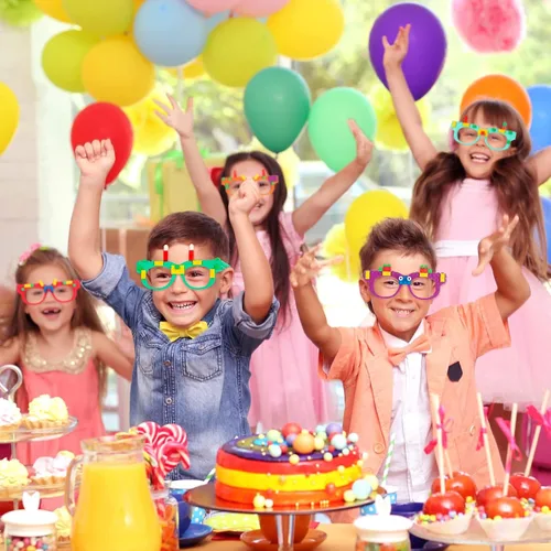 Vista 7 de Fowecelt 12 piezas de ladrillos de construcción de bloques de construcción para niños, suministros de regalos de fiesta de cumpleaños