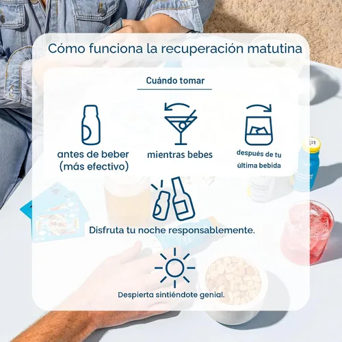 Vista 3 de Recuperación Matinal, Electrolito con Energía, Bebida de Cardo Lechoso de Formulación Propia para Hidratar Mientras Bebes, Líquido DHM Altamente