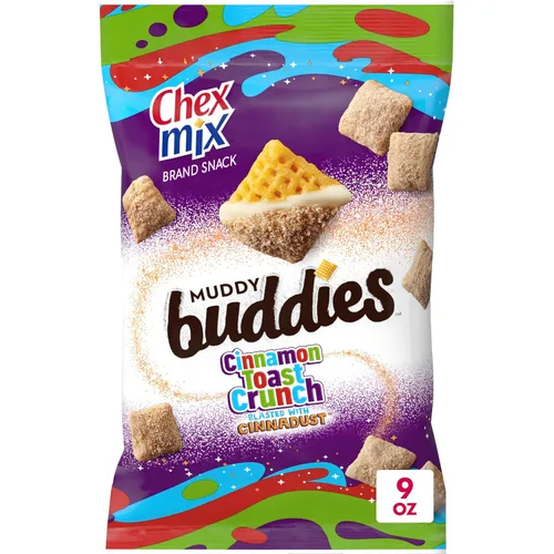 Vista 4 de Chex Mix Muddy Buddies Cinnamon Toast Crunch Snack Mix, 4.25 onzas