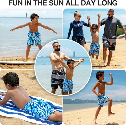 Vista 5 de Kanu Surf Traje de baño Yolo de secado rápido UPF 50+ para niños