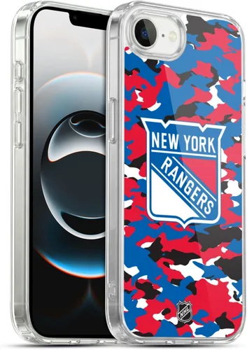 Vista 147 de Head Case Designs Funda de gel suave con licencia oficial de la NHL Camouflage New York Rangers compatible con Apple iPhone 7 Plus/iPhone 8 Plus