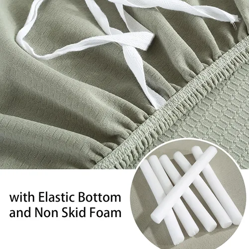 Vista 5 de Fundas para sofá, funda de sofá de alta elasticidad, funda de sofá de jacquard suave, funda antideslizante para sofá, protector de muebles
