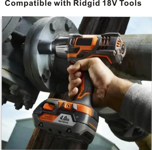 Vista 3 de Cargador de batería de química dual de 18 voltios R86091 R86092 Reemplazo para Ridgid 18V NiCad o batería de iones de litio R840085, R840086