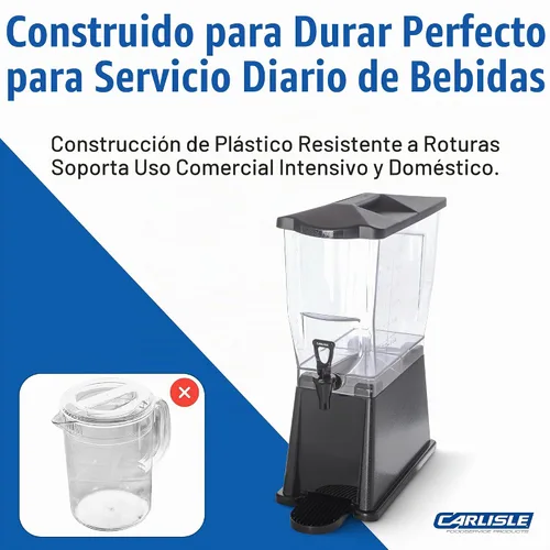 Vista 6 de Dispensadores de bebidas Carlisle TrimLine Premium, Negro, 1