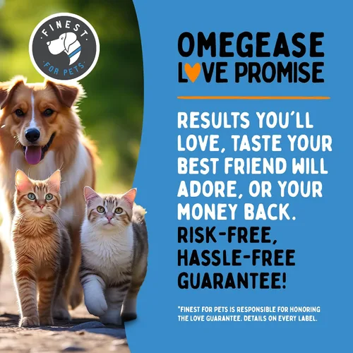 Vista 6 de Aceite de pescado 100% puro para perros y gatos (1,545 mg de Omega 3 por cucharadita) 8 oz. Cargado con EPA y DHA para articulaciones, piel