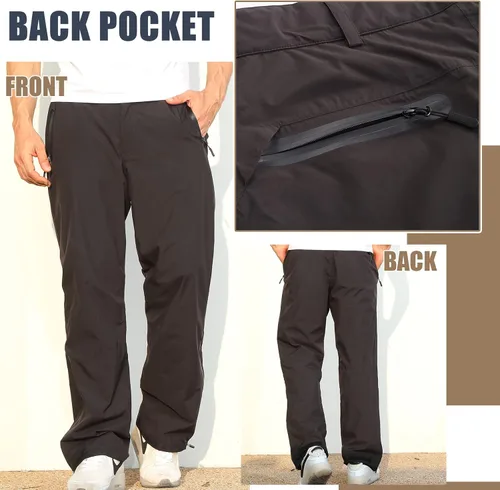 Vista 4 de K.E.J. Chaqueta impermeable de golf para hombre, impermeable, ligera, traje de golf para senderismo, ciclismo, correr, camping, viajes