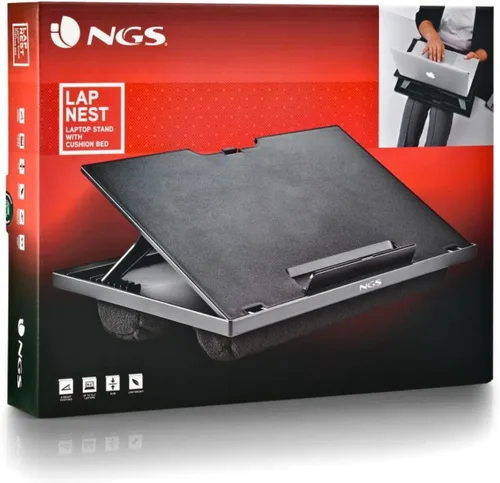 Vista 9 de NGS Soporte portatil LAPNEST 15,6" Base acolchada