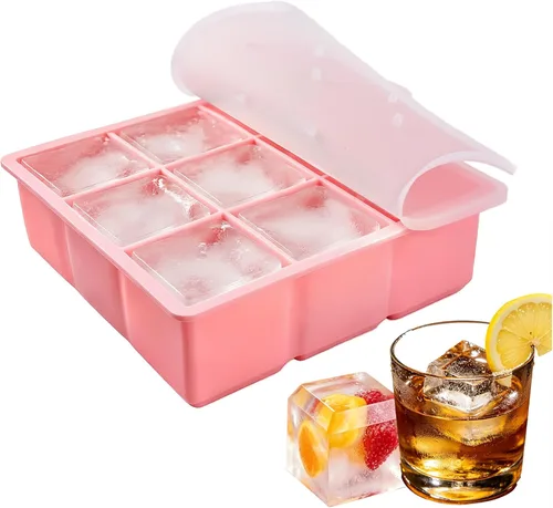Vista 8 de Moldes de Silicona para Vasos de Chupito de 9 Cavidades Redondos, Juego de Horneado de Silicona para Chocolate, Dulces, Bandejas de Cubitos de Hielo