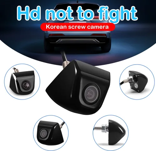 Vista 6 de jeseny Paquete de 1 cámara de respaldo HD para automóvil, IP69, impermeable, visión nocturna, retrovisor, retrovisor, retrovisor, 170°, ajustable