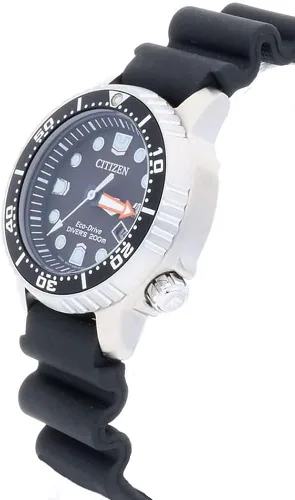 Vista 4 de Citizen Reloj analógico de cuarzo para mujer con correa de plástico EP6050-17E negro correa Negro - Correa