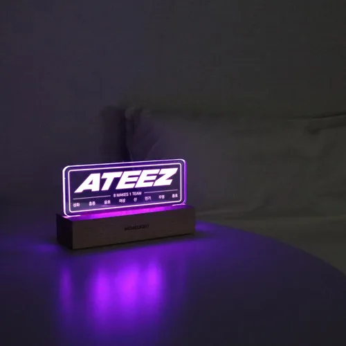 Vista 9 de BTS Luz nocturna, Bangtan Merch, lámpara Kpop