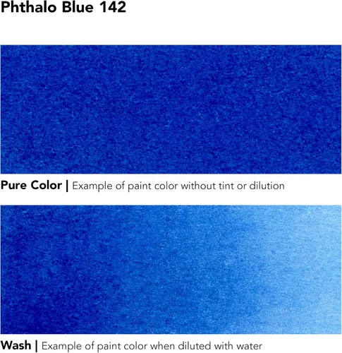 Vista 2 de Daler-Rowney Aquafine - Tinta de acuarela azul Phthalo de 1.0 fl oz, tinta líquida versátil para acuarelas para artistas y estudiantes, uso