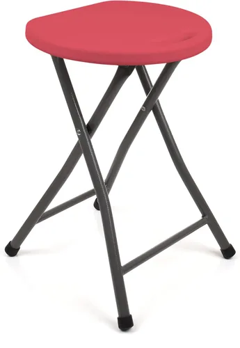 Vista 6 de Mintra Home Taburetes plegables – 18.5 pulgadas de altura, metal, resistentes (1 paquete, verde aguamarina)