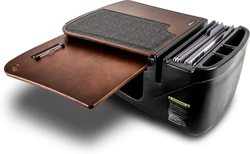Vista 2 de Escritorio AutoExec GripMaster para automóvil, Escritorio para carro, talla única , Mahogany