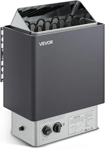 Vista 13 de VEVOR - Calefactor de sauna, estufa eléctrica de sauna de 220V, calentador de sauna para baño de vapor con temporizador de 3h y temperatura
