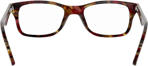 Vista 4 de Gafas graduadas Ray-Ban Optical RX 5228 5710 RojoMarrón Amarillo 55 mm