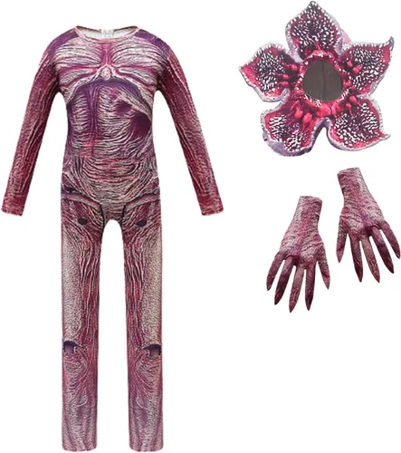 Vista 2 de Fury Strike Disfraz para niños de 10 años diseño de monstruo de flores de Halloween disfraz espeluznante para niños grandes disfraz de cosplay