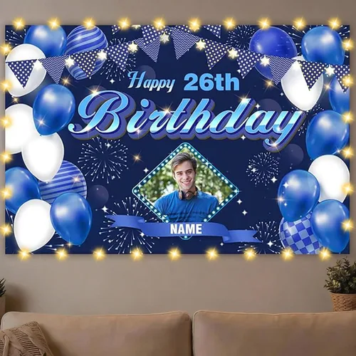 Vista 45 de Dicodes Decoraciones de cumpleaños de unicornio personalizadas para niñas, pancarta de cumpleaños de unicornio, decoración de cumpleaños de princesa