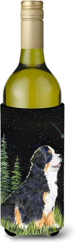 Vista 134 de Caroline's Treasures SS8447CC Starry Night English Bulldog - Enfriador para latas o botellas, lavable, funda plegable con aislamiento para bebidas