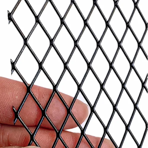 Vista 9 de Malla Universal de Plata de 40"x13" para Parrilla de Auto - Rejilla de Aleación de Aluminio para Vehículo, Agujeros Rómbicos de 1x2mm