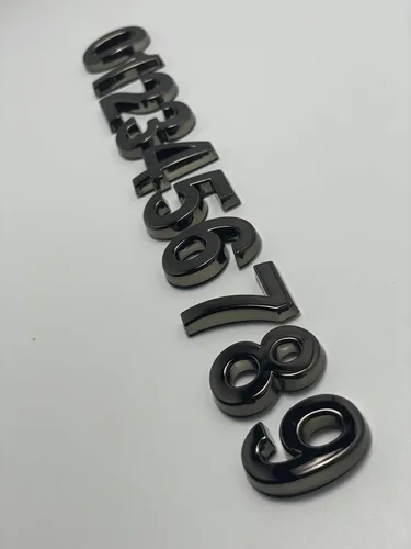 Vista 3 de HopeWan - Mini buzón de números de 1.5 pulgadas, número de puerta autoadhesivo, calcomanías pequeñas para decoración de manualidades.
