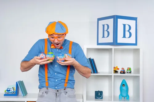 Vista 5 de Blippi Paquete de 3 persianas para pozo de bolas, Wave 1