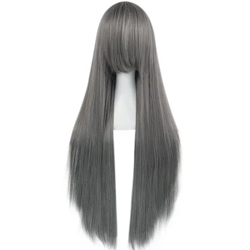 Vista 98 de anogol Vocaloid 32" 80 cm de largo recto de Cosplay peluca Pelucas Para Fiestas Halloween, Anaranjado