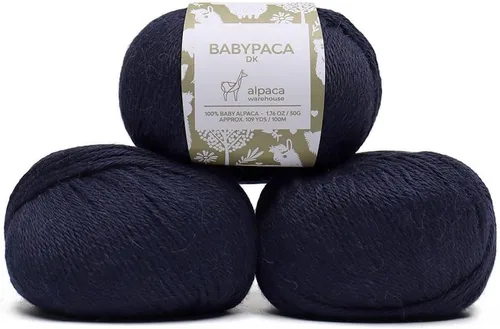 Vista 98 de Juego de 6 madejas de 100% lana de alpaca bebé (10.58 oz) de peso DK, fabricadas en Perú, celestial suave y perfecto para tejer y hacer ganchillo