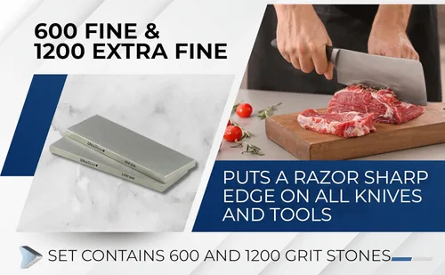 Vista 7 de Ultra Sharp II Kit piedra de afilar de diamante – Grano medio/extra fino
