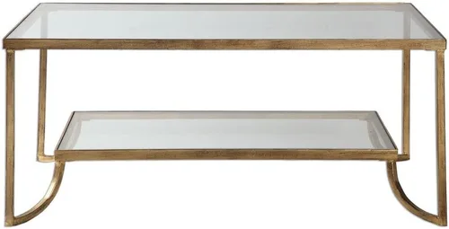 Vista 9 de Uttermost, Mesa de centro Gold Katina