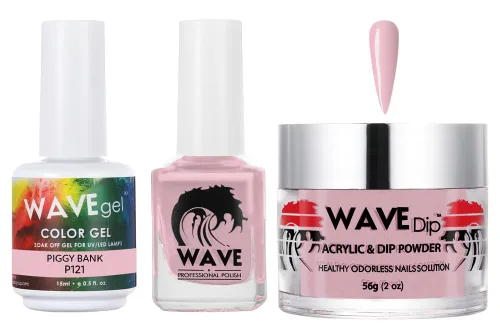 Vista 92 de WAVEGEL - Juego de gel de remojo, laca de uñas y polvo acrílico a juego - Colección Simplicity - #P109 Blizzard
