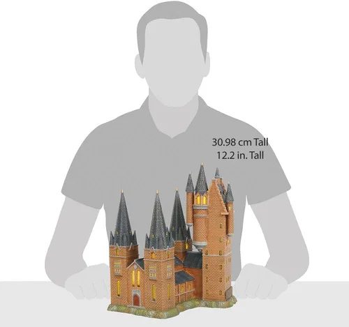 Vista 4 de Department 56 Harry Potter Village Hogwarts Astronomy Tower - Edificio iluminado, 12.2 pulgadas, multicolor