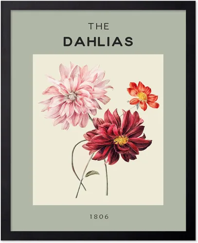 Vista 40 de Poster Master Póster vintage Overbeck – Impresión de acuarela retro – Regalo para artistas, amigos, girasoles, hermoso, botánico, planta