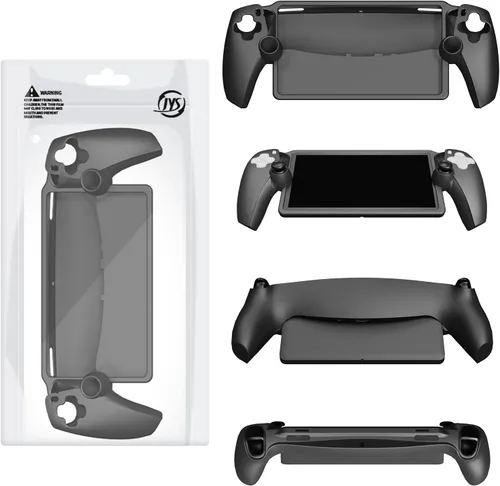 Vista 6 de JDDWIN Funda de silicona compatible con Playstation Portal Remoto, AntideslizanteAnticolisión y Antiarañazos Funda protectora para PS Portal (negro)