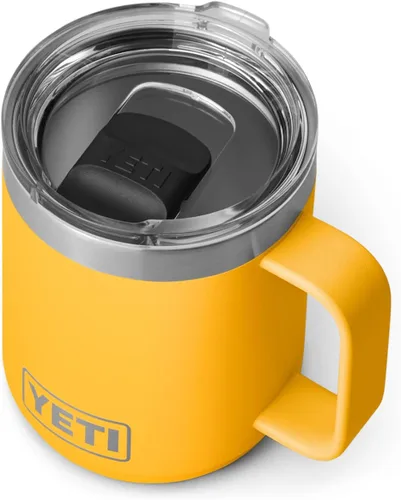 Vista 17 de YETI Rambler - Taza apilable de 10 onzas, aislada al vacío, acero inoxidable con tapa MagSlider, acero inoxidable