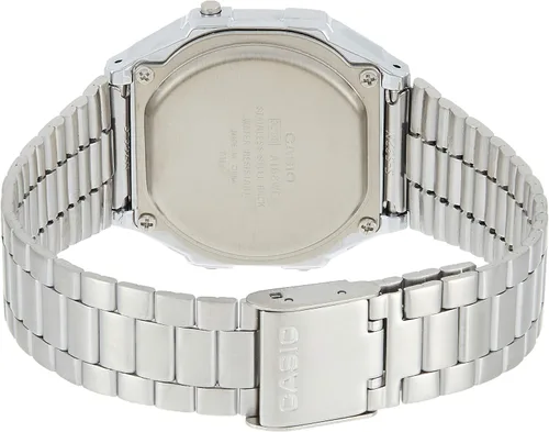 Vista 2 de Casio A168WEM-2 - Reloj digital para hombre, con esfera de espejo, alarma, cronógrafo, iluminador