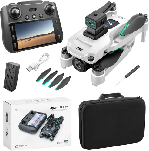Vista 9 de ikaufen YL3 Mini Drone con doble cámara, flujo óptico flotante, zoom 50X, rollo de acrobacias de 360°, cuadricóptero RC para niños y principiantes