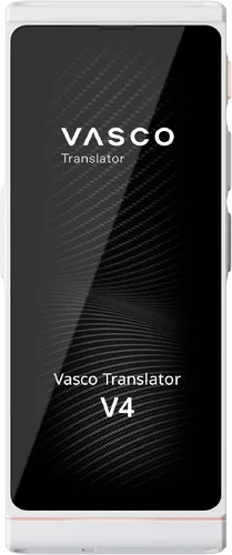 Vista 8 de Dispositivo de traductor de idiomas Vasco V4 112 idiomas Internet gratuito de por vida en casi 200 países Black Onyx