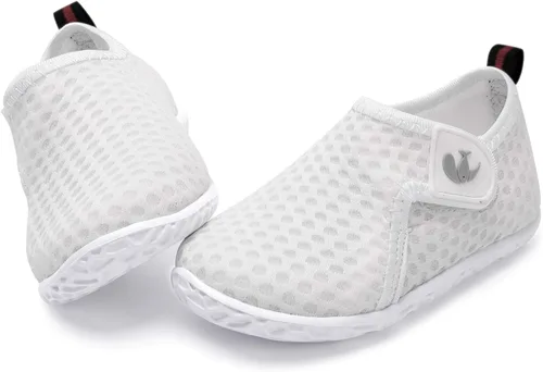 Vista 5 de JIASUQI Zapatos de agua para bebés, niños y niñas, para natación, piscina, playa, caminar, zapatos deportivos